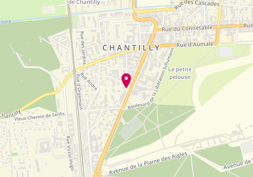 Plan de Gem France, 14 Rue Saint Laurent, 60500 Chantilly