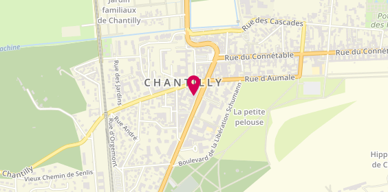 Plan de Speed Interim, 12 avenue du Maréchal Joffre, 60500 Chantilly