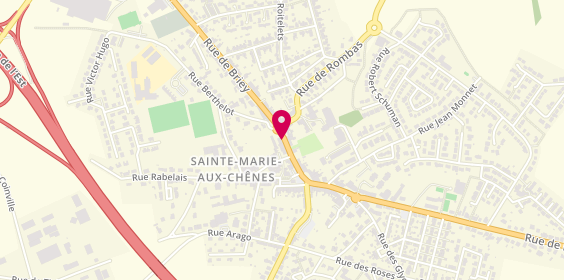 Plan de Adecco, 10 avenue Jean Jaurès, 57255 Sainte-Marie-aux-Chênes
