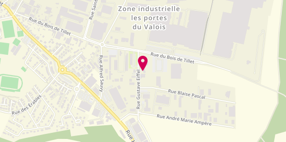 Plan de Coworking du Valois, 5 Rue Gustave Eiffel, 60800 Crépy-en-Valois