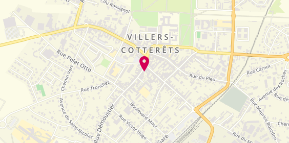 Plan de Adecco Villers Cotterets, 3 Rue Demoustier, 02600 Villers-Cotterêts