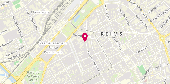 Plan de DLSI Reims, 49 Rue de Talleyrand, 51100 Reims