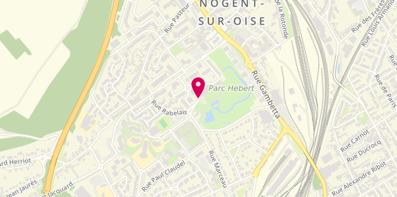 Plan de Clef Job Picardie, 9 Rue Ronsard, 60180 Nogent-sur-Oise