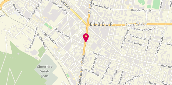 Plan de Adecco, 23-25 Rue du Neubourg, 76500 Elbeuf