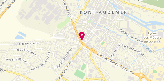 Plan de Manpower Pont-Audemer, 2 Boulevard Pasteur, 27500 Pont-Audemer
