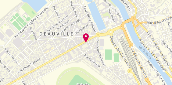 Plan de Adecco Deauville, 17 avenue de la République, 14800 Deauville