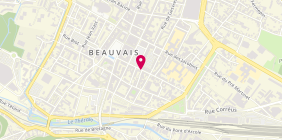 Plan de Triangle Interim, 40 40 Bis et 42 40 Rue Madeleine, 60000 Beauvais