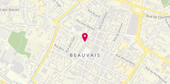 Plan de DLSI Beauvais, 11 Rue Beauregard, 60000 Beauvais