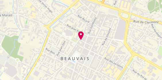 Plan de Crit Beauvais, 18 Rue Chambiges, 60000 Beauvais