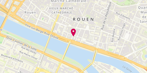 Plan de Triangle Solutions Rh, 12 Rue Grand Pont, 76000 Rouen
