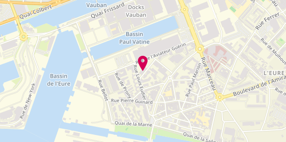 Plan de Adecco Bat B Porte C, 46 Rue Louis Eudier, 76600 Le Havre