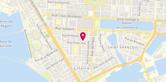 Plan de Samsic Emploi, 8 Place Albert René, 6 Et, 76600 Le Havre