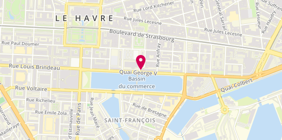Plan de SIM Agences d'Emploi, 57 Quai George V, 76600 Le Havre
