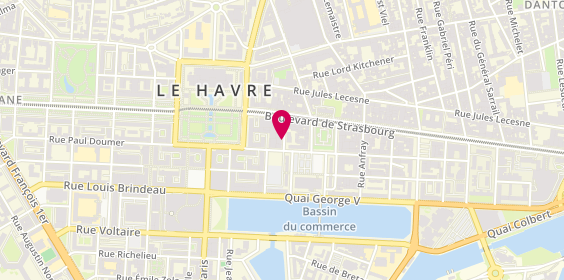 Plan de Actual l'Agencemploi, 25 Rue Fontenelle, 76600 Le Havre