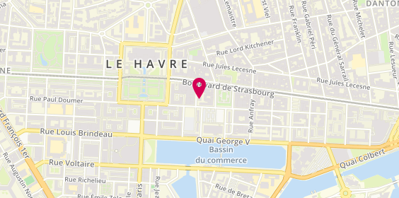 Plan de Start People, 32 Rue Fontenelle Bâtiment D, 76600 Le Havre