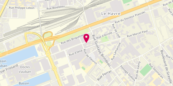 Plan de Crit le Havre Industrie, 12 Rue d'Arcole, 76600 Le Havre