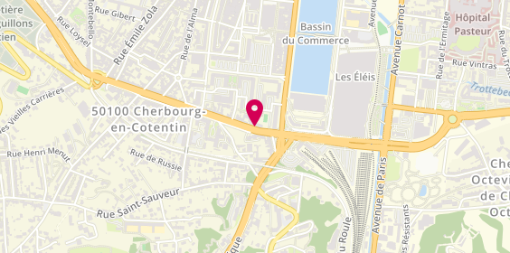 Plan de Gemo Interim, 117 Boulevard Pierre Mendès France, 50100 Cherbourg-en-Cotentin