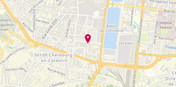 Plan de Norman 50 Recrutement - Cherbourg, 15 avenue Delaville, 50100 Cherbourg-en-Cotentin