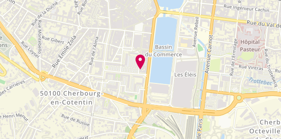 Plan de Cap Inter, 25 Rue Louis Xvi, 50100 Cherbourg-en-Cotentin