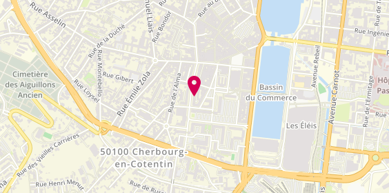 Plan de Axxis Intérim et Recrutement, 39 Boulevard Robert Schuman, 50100 Cherbourg-en-Cotentin
