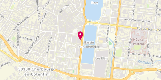 Plan de Start People, 32 Quai Alexandre Iii, 50100 Cherbourg-en-Cotentin