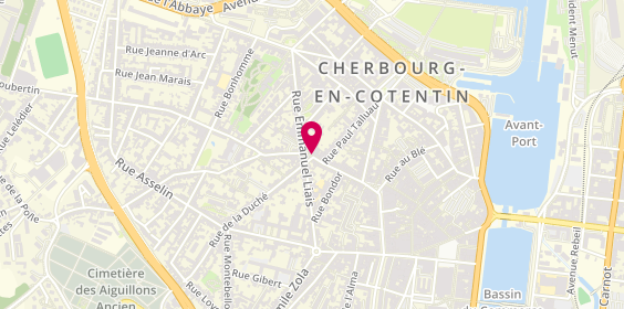 Plan de Adecco, Cherbourg 38 Rue Christine, 50100 Cherbourg-en-Cotentin