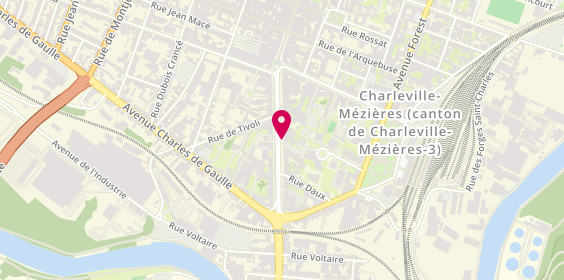 Plan de A2I, 61 Cours Aristide Briand, 08000 Charleville-Mézières