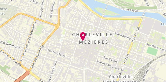 Plan de Supplay Charleville Mezieres, 12 Place du Théatre, 08000 Charleville-Mézières