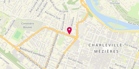 Plan de Triangle, 18 avenue Charles Boutet, 08000 Charleville-Mézières