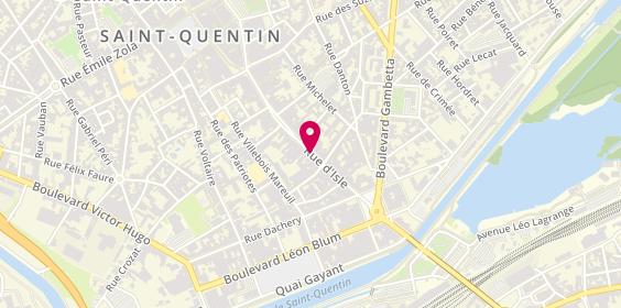 Plan de Leader Intérim et Recrutement CDI Saint-Quentin, 72 Rue d'Isle, 02100 Saint-Quentin