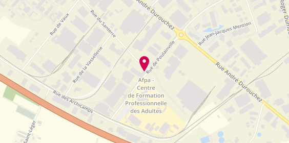 Plan de Jubil Intérim Amiens, 39 Rue de Poulainville Angle
Rue du Santerre, 80000 Amiens