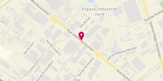 Plan de Agence intérim Synergie Amiens, Rue André Durouchez, 80000 Amiens