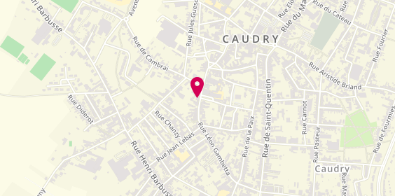 Plan de Crit Caudry, 10 Rue Gambetta, 59540 Caudry