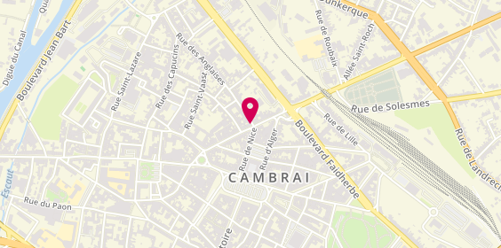Plan de Supplay Cambrai, 47 Rue Sadi Carnot, 59400 Cambrai