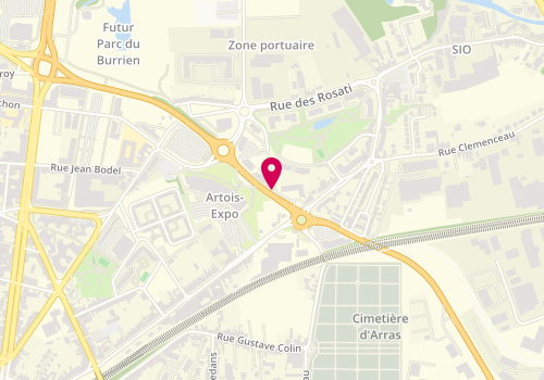 Plan de Alliance Emploi Arras - Groupement d’Employeurs, 60 avenue Des Droits de l'Homme, 62223 Saint-Laurent-Blangy