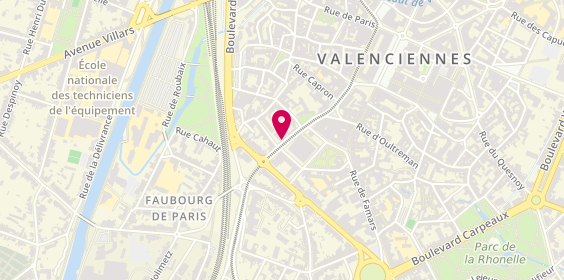 Plan de Adecco, 18 avenue Des Dentellières, 59300 Valenciennes