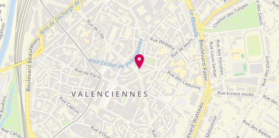 Plan de Actual l'Agencemploi, 46 Rue Saint-Géry, 59300 Valenciennes
