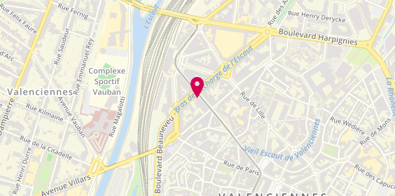 Plan de Agence d'Intérim Randstad - Valenciennes, 12 Boulevard Froissart, 59300 Valenciennes