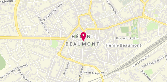Plan de Welljob Hénin-Beaumont, 18 place Jean Jaurès, 62110 Hénin-Beaumont