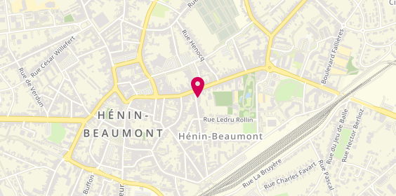 Plan de Crit Hénin-Beaumont, 27 avenue Victor Hugo, 62110 Hénin-Beaumont