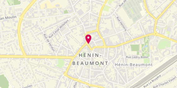 Plan de New-Work's, 64 Rue Denis Papin, 62110 Hénin-Beaumont