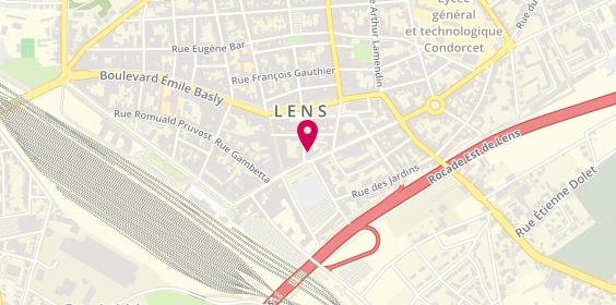 Plan de Crit Lens BTP, 18 Rue de la Gare, 62300 Lens