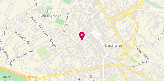 Plan de Agence d'Intérim Randstad - Béthune, 31 place Jules Senis, 62400 Béthune