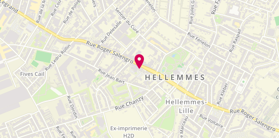 Plan de Start People, 104 Rue Roger Salengro, 59260 Lille