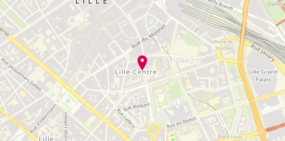 Plan de Abalone Agence d'Emplois Lille, 168 Rue Pierre Mauroy, 59800 Lille