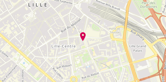 Plan de Manpower, 10 Rue Saint-Sauveur, 59800 Lille