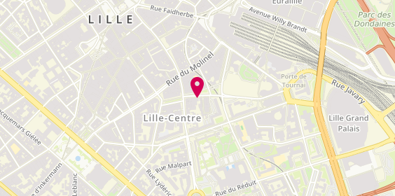 Plan de Adecco Medical, 52 Rue Gustave Delory, 59800 Lille