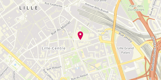 Plan de Adecco France, 52 Rue Gustave Delory, 59800 Lille