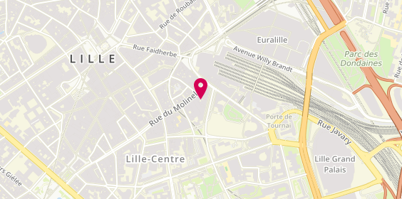 Plan de R2T, 17/19 Rue du Molinel, 59000 Lille