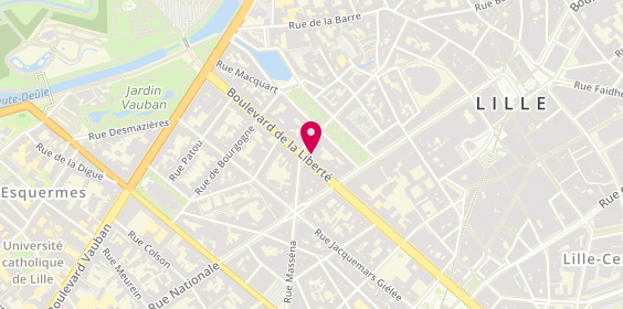 Plan de Actual emploi Lille, 53 Boulevard de la Liberté, 59000 Lille